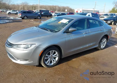 2015 Chrysler 200 Limited z USA, uszkodzony, nr VIN 1C3CCCABXFN671679